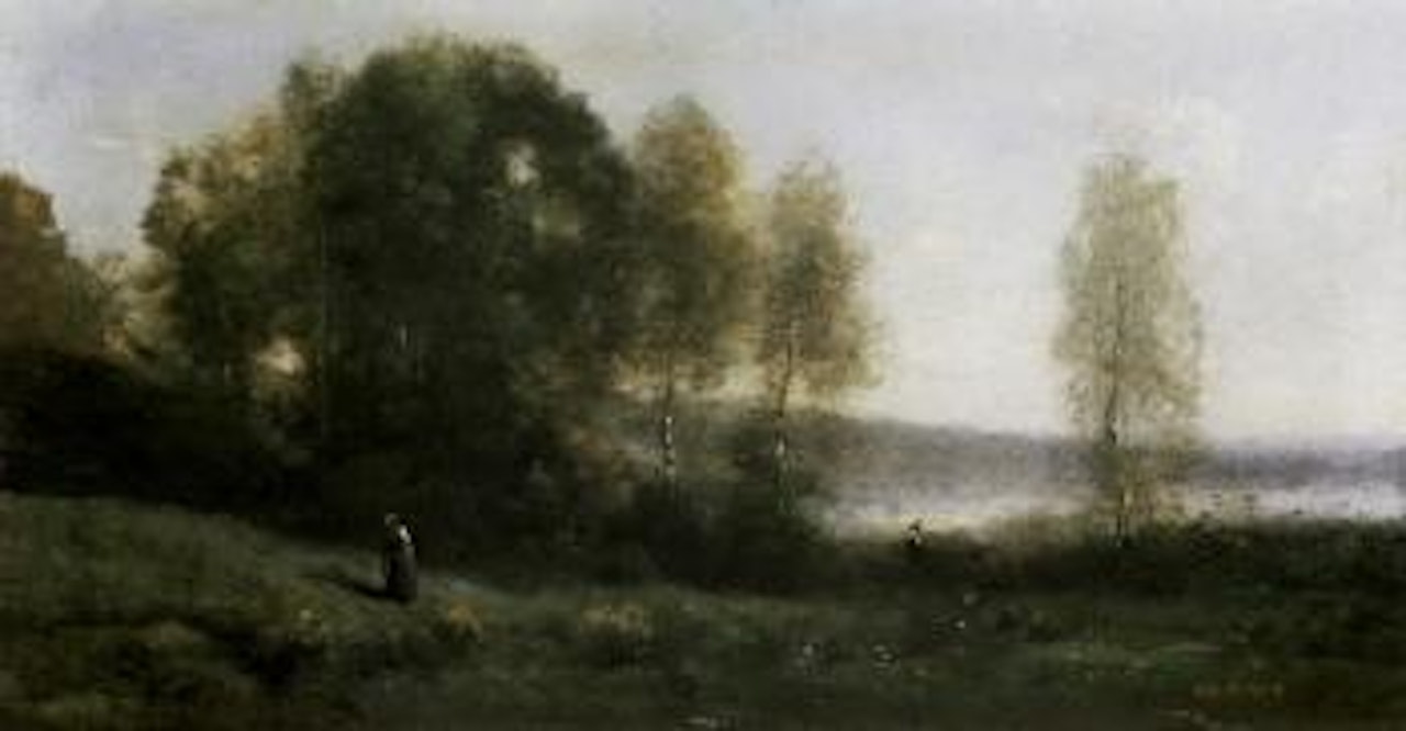 Landscape by Jean Baptiste Camille Corot