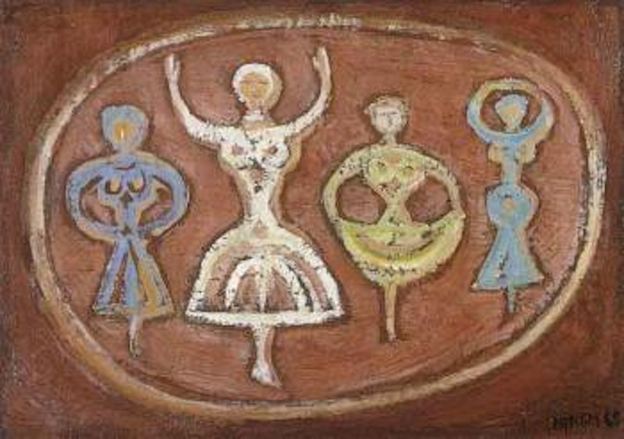 Dancers by Massimo Campigli