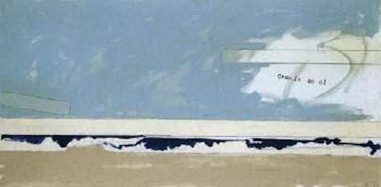 Anemic landscape by Mario Schifano
