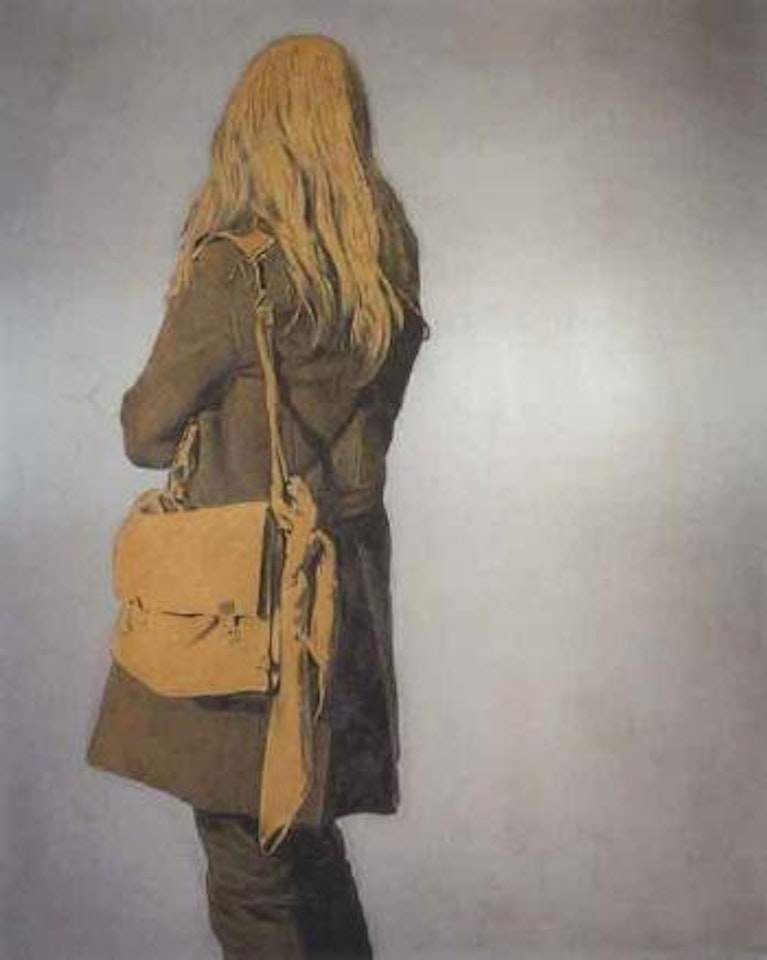 Girl with bag by Michelangelo Pistoletto