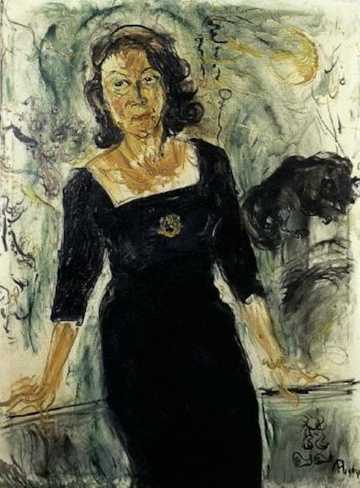 Portrait of former Brazilian ambassador's wife, Ruth Leao by Affandi