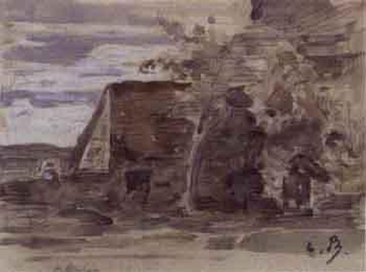 Vue de Bretagne by Eugène Boudin