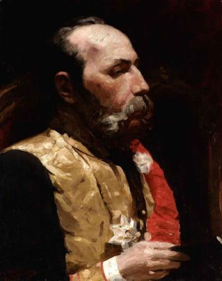 Portrait of Fedor Gustavovich Terner by Ilya Yefimovich Repin