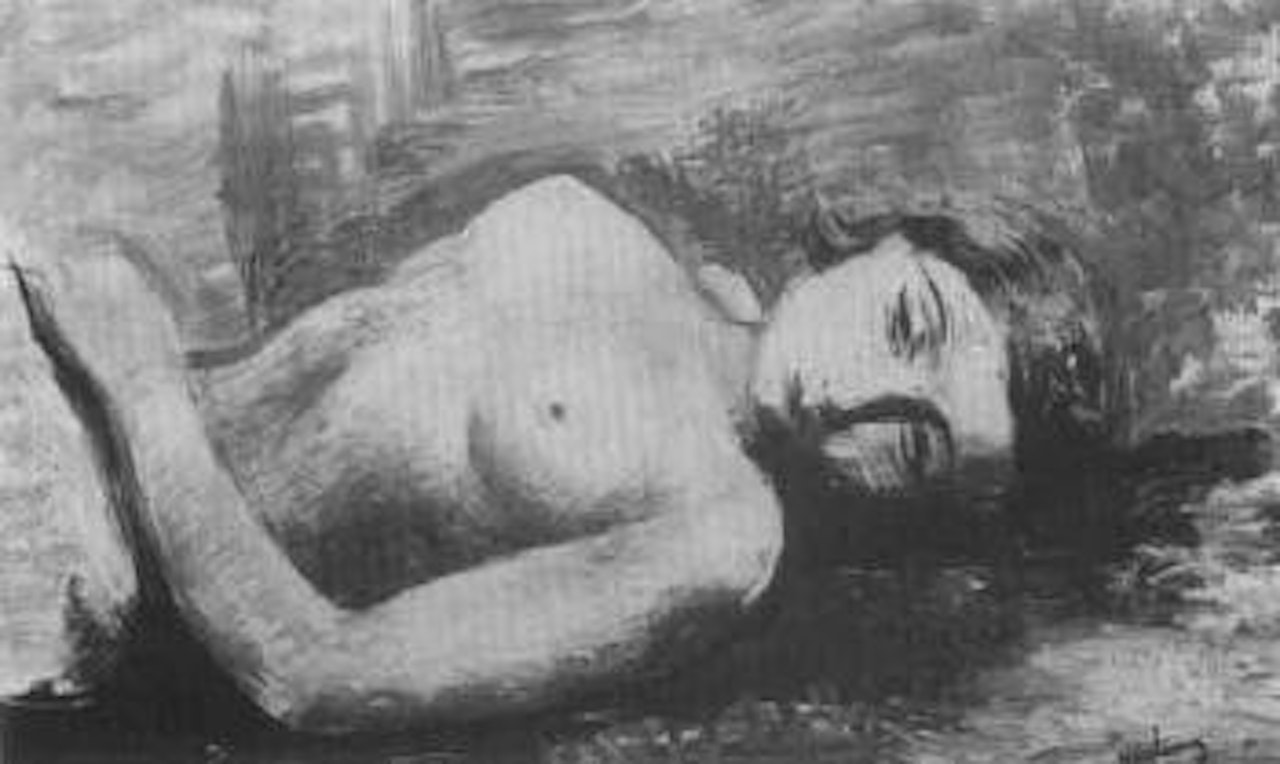 Reclining nude by Moïse Kisling