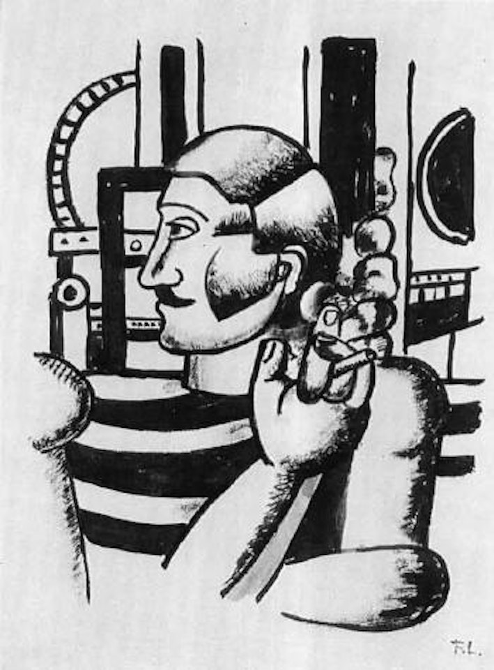 Le mecanicien by Fernand Leger