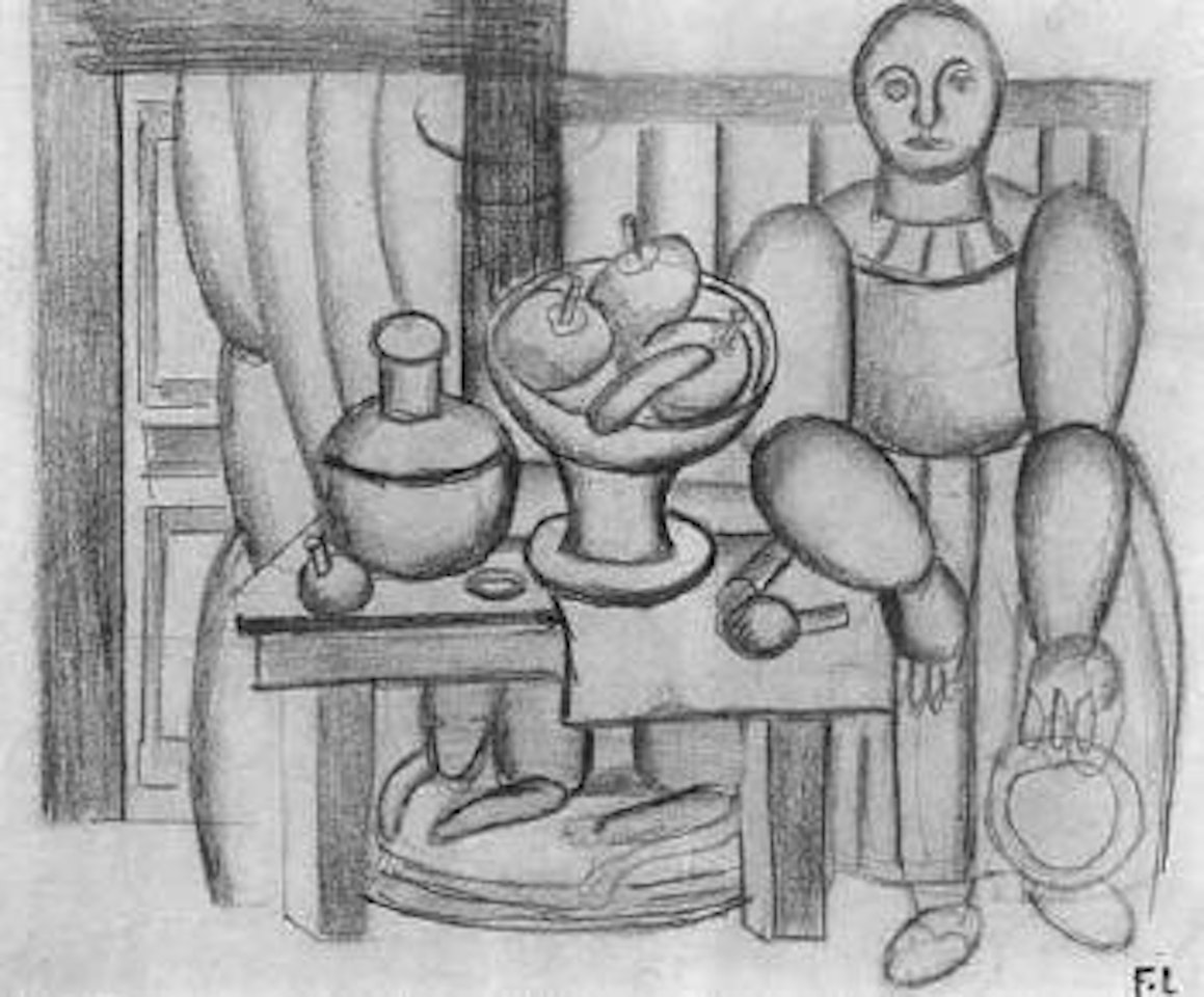 Femme et nature morte by Fernand Leger