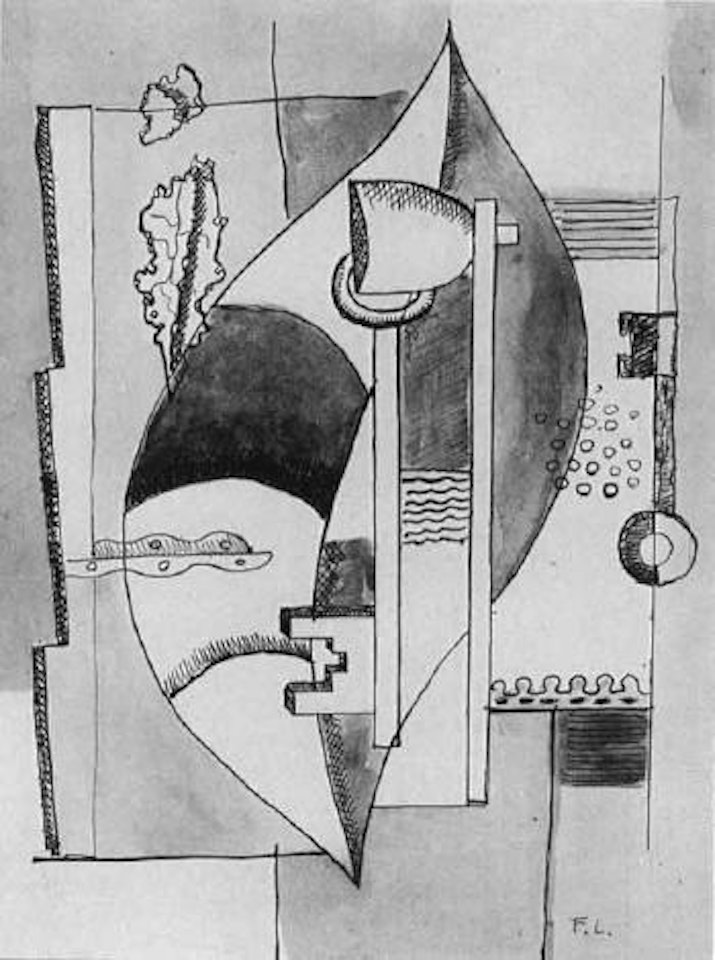Feuille et pipe by Fernand Leger