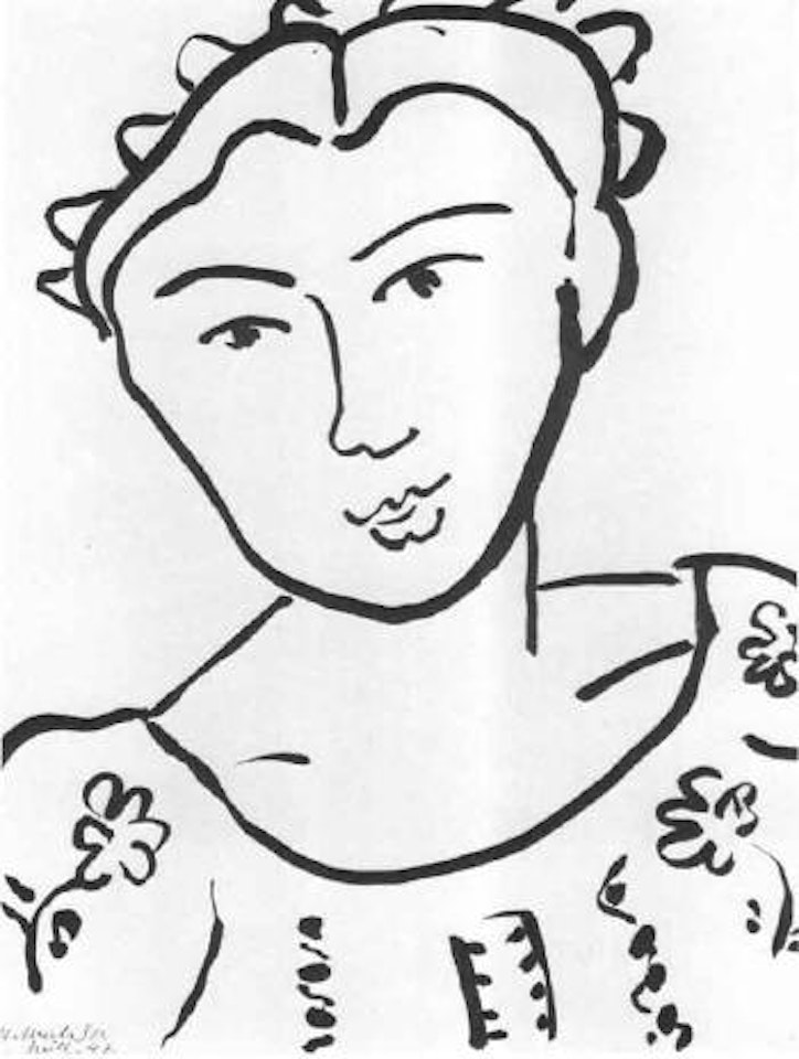 Buste de jeune fille by Henri Matisse
