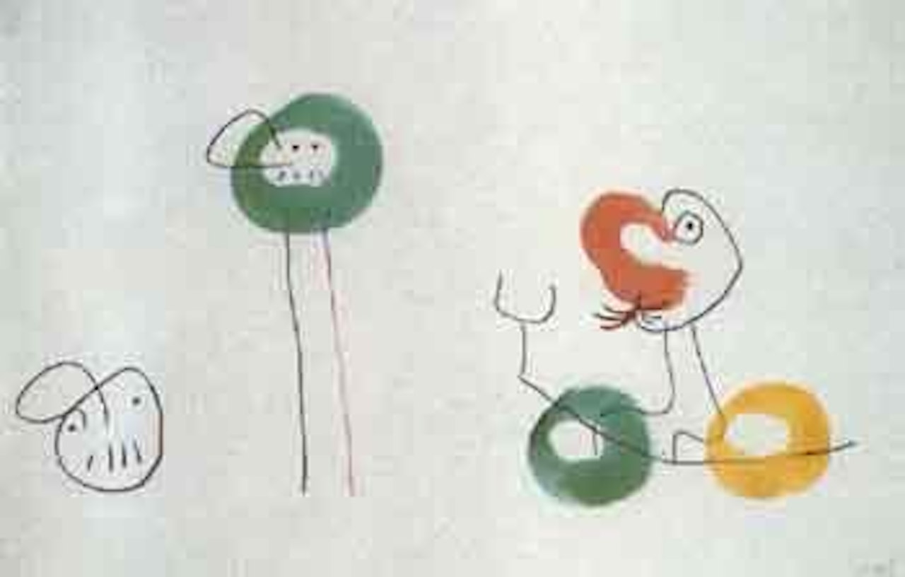 L'enfance d'Ubu by Joan Miró