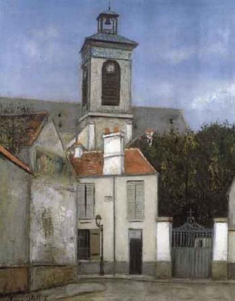 Eglise Sainte Marguerite a Paris by Maurice Utrillo