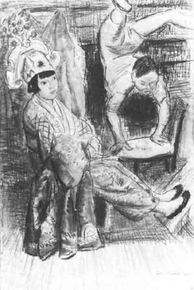 A last minute practice by Laura Knight