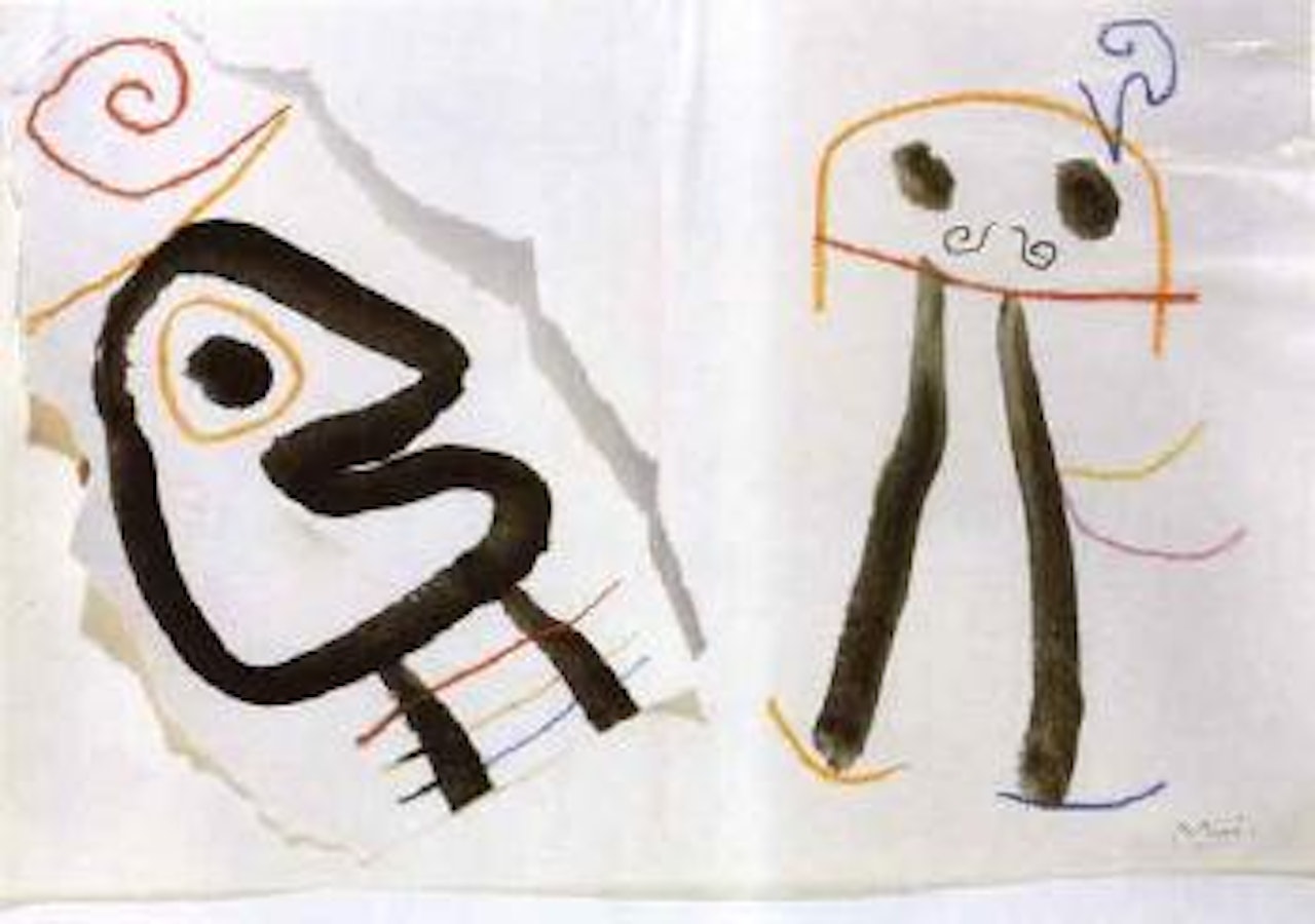 L'enfance d'ubu by Joan Miró