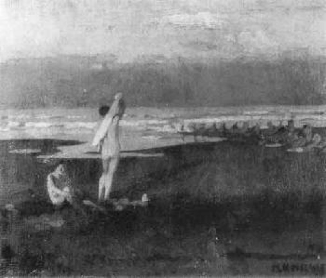 Boys bathing by Harold Knight