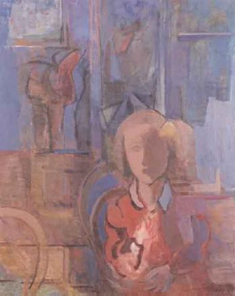Portrait of a girl by Francisco Bores