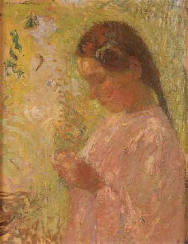 Etude de jeune paysanne by Henri Jean Guillaume Martin