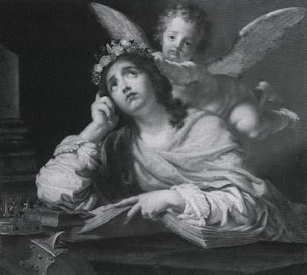 Contemplation of Saint Catherine of Alexandria by French School