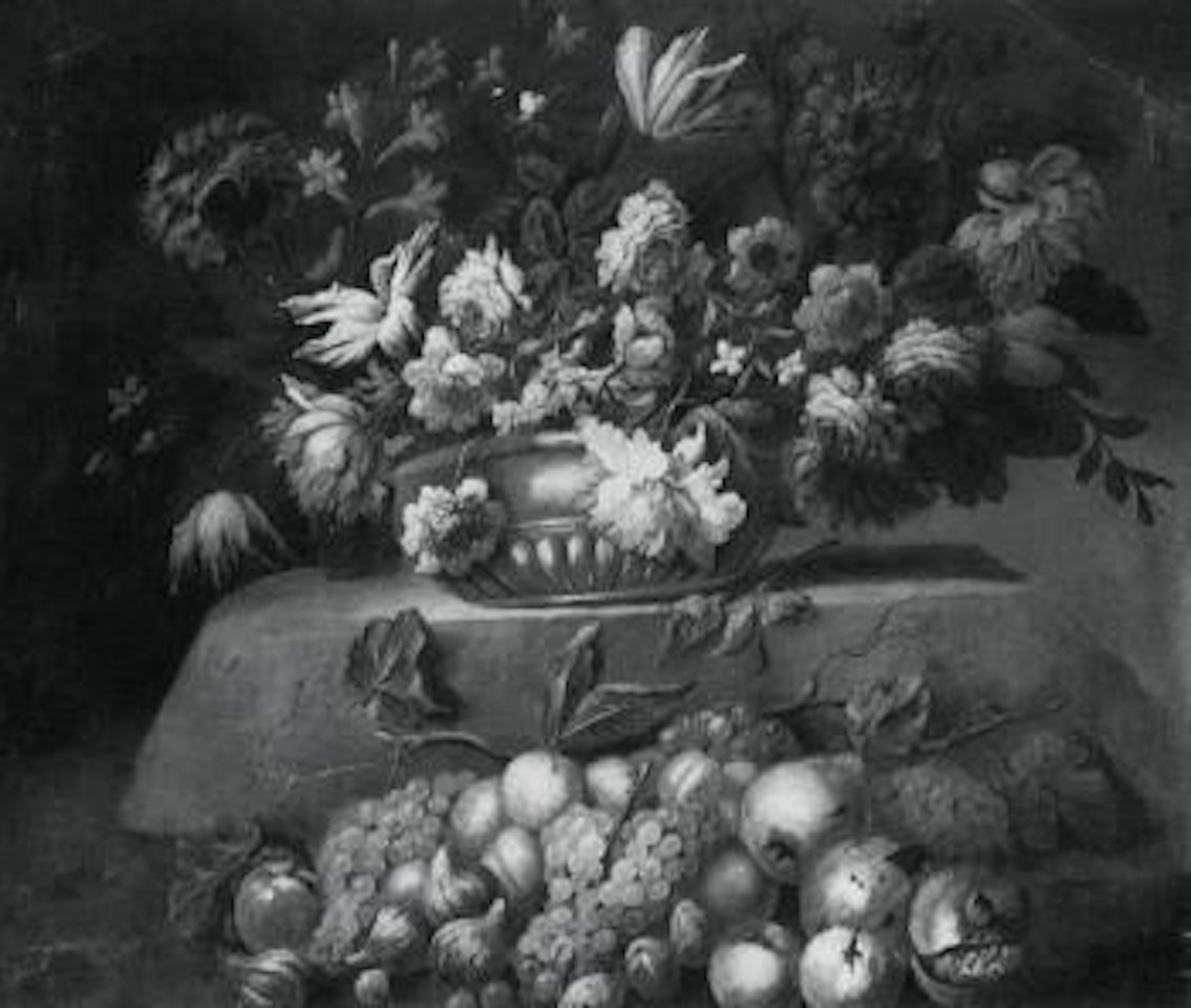 Still life with flowers and fruit by Jean Baptiste Monnoyer