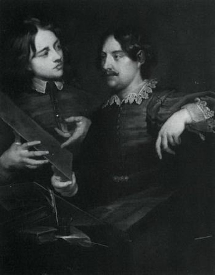 Portrait of an engraver accompanied by his son by Anthony van Dyck