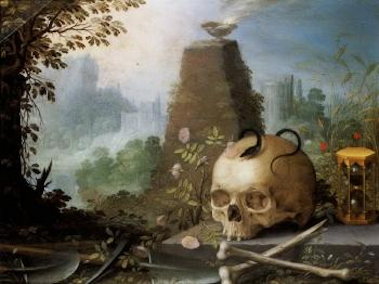 Vanitas still life by German School