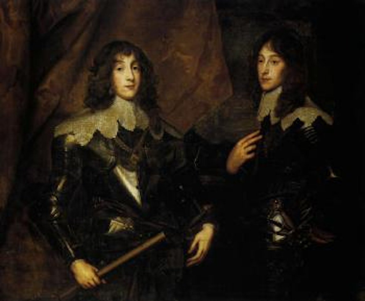 Portrait of Prince Charles Louis, Elector Palatine and Prince Rupert by Anthony van Dyck