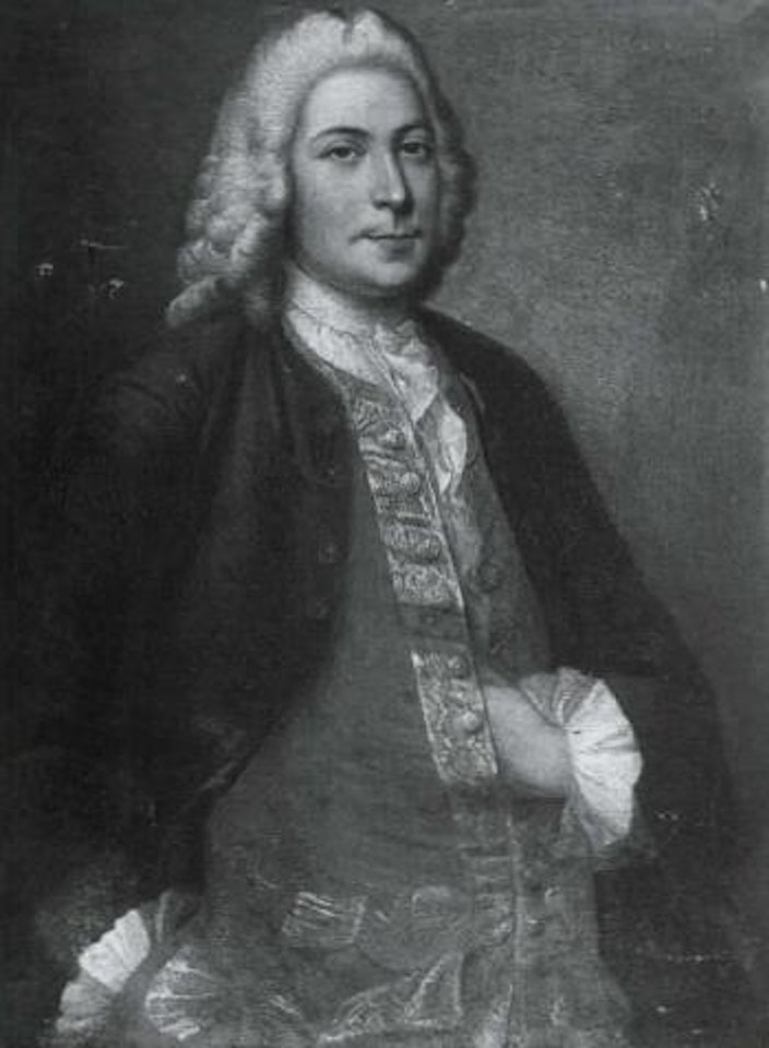 Portrait of Anthony, 4th Earl of Shaftesbury. His wife Mary Bouverie by William Hoare of Bath