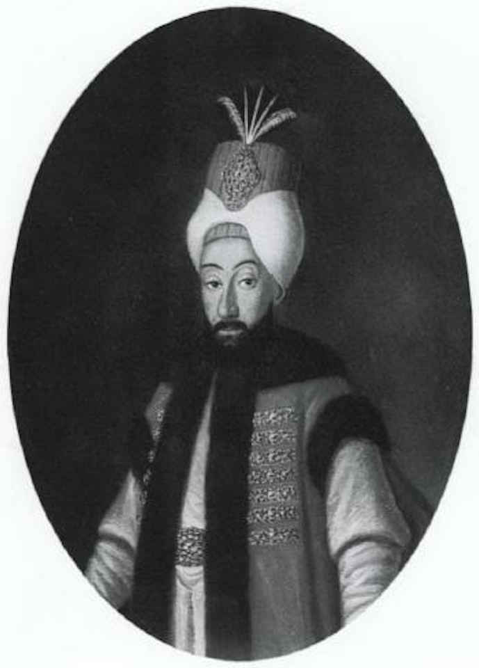 Portrait of Mustafa III by French School