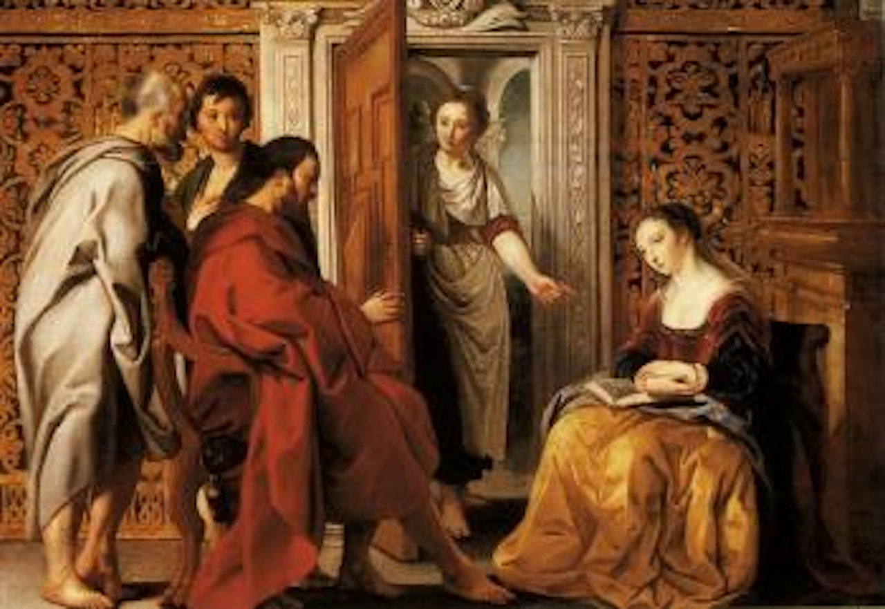 Christ in the House of Martha and Mary by Jacob Jordaens