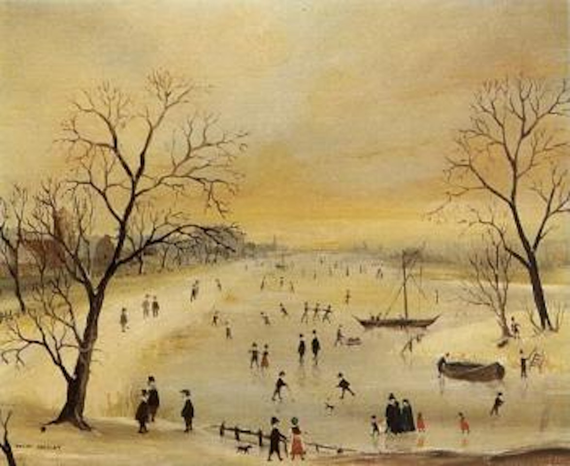 Winter afternoon after Avecamp by Helen Bradley