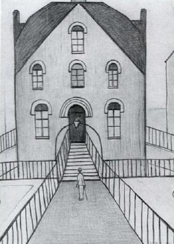 The front door by Laurence Stephen Lowry