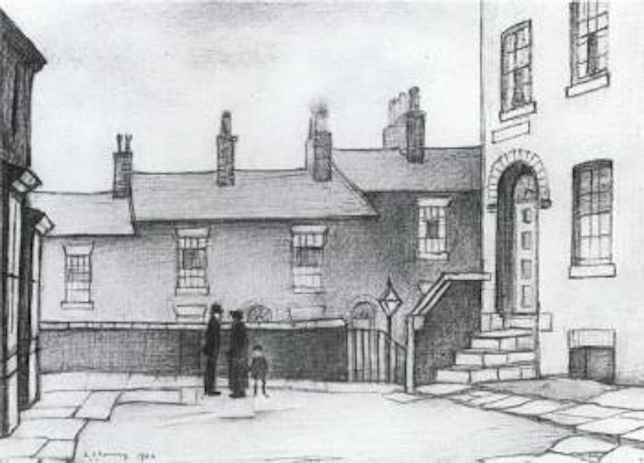 Garden Place, Tutbury Street, Ancoats by Laurence Stephen Lowry
