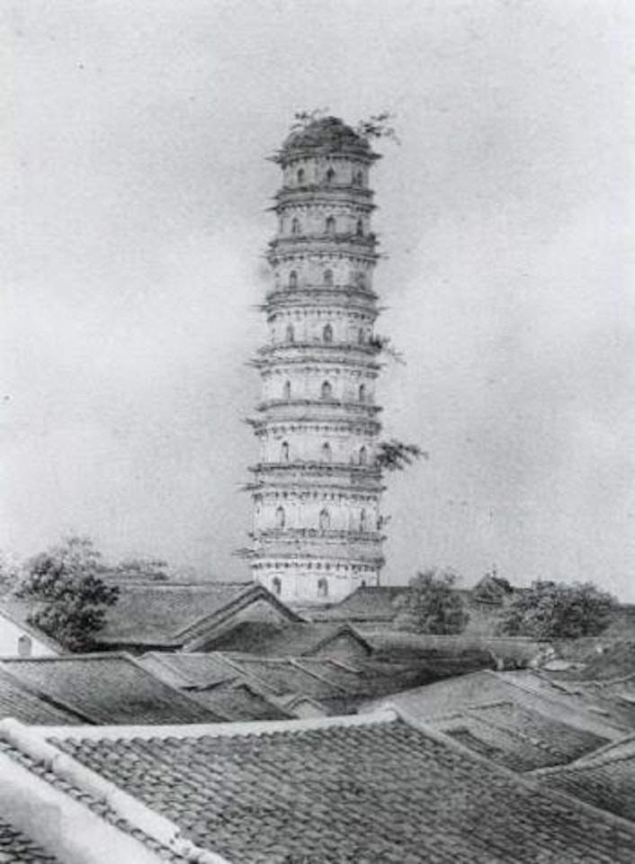 Nine storey pagoda, Canton by Marciano Antonio Baptista