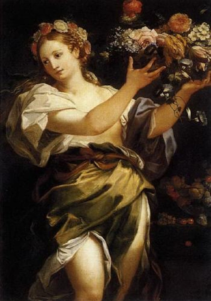 Flora by Giuseppe Bartolomeo Chiari by Franz Werner von Tamm