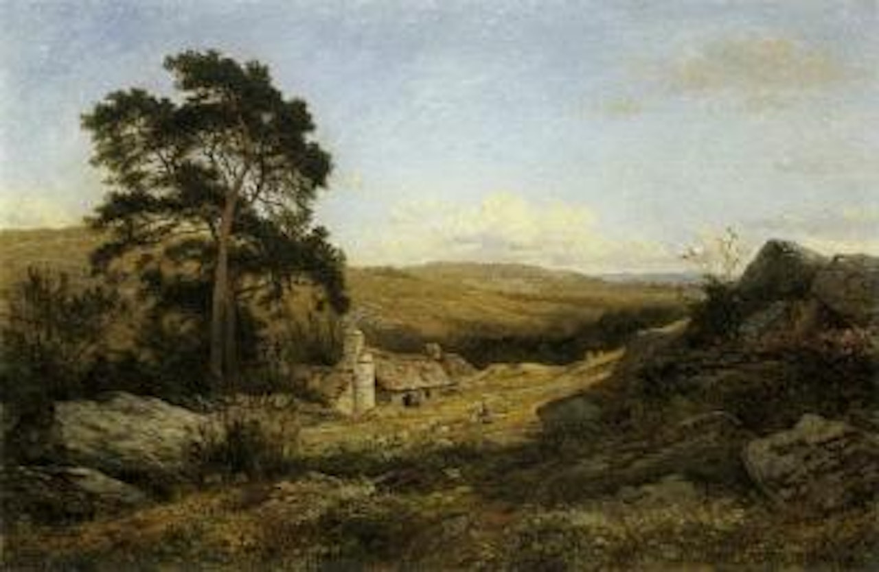Welsh sheep farm by Benjamin Williams Leader