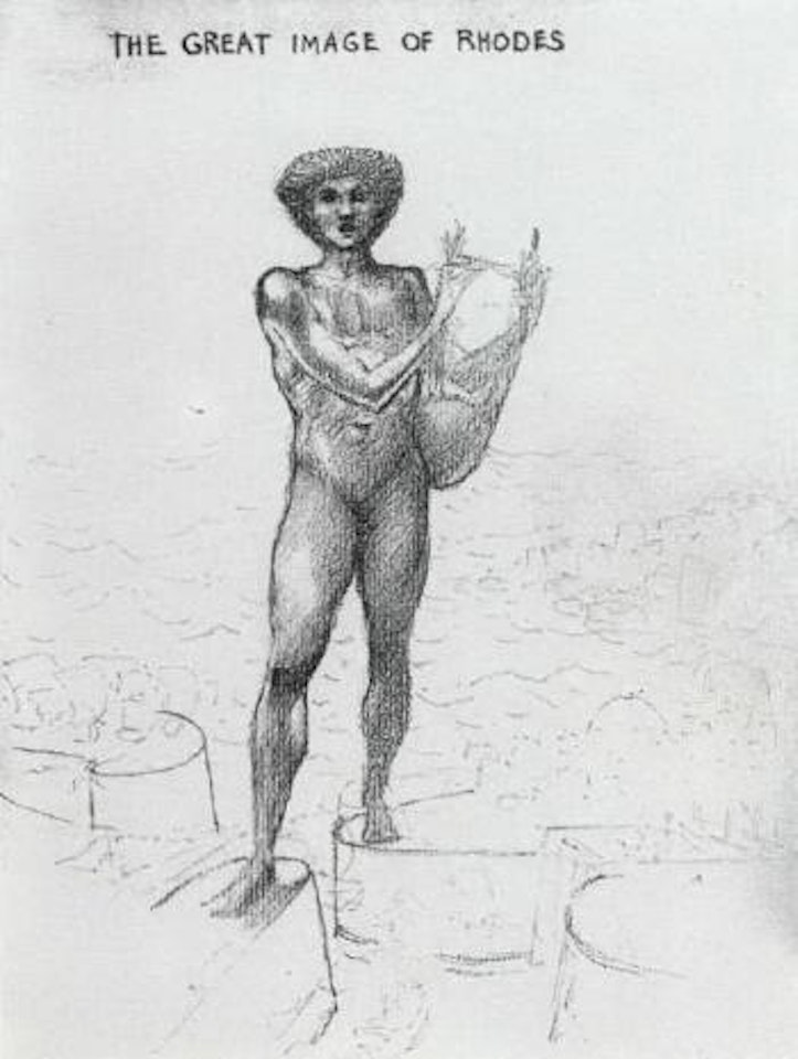 The Great Image of Rhodes by Edward Coley Burne-Jones