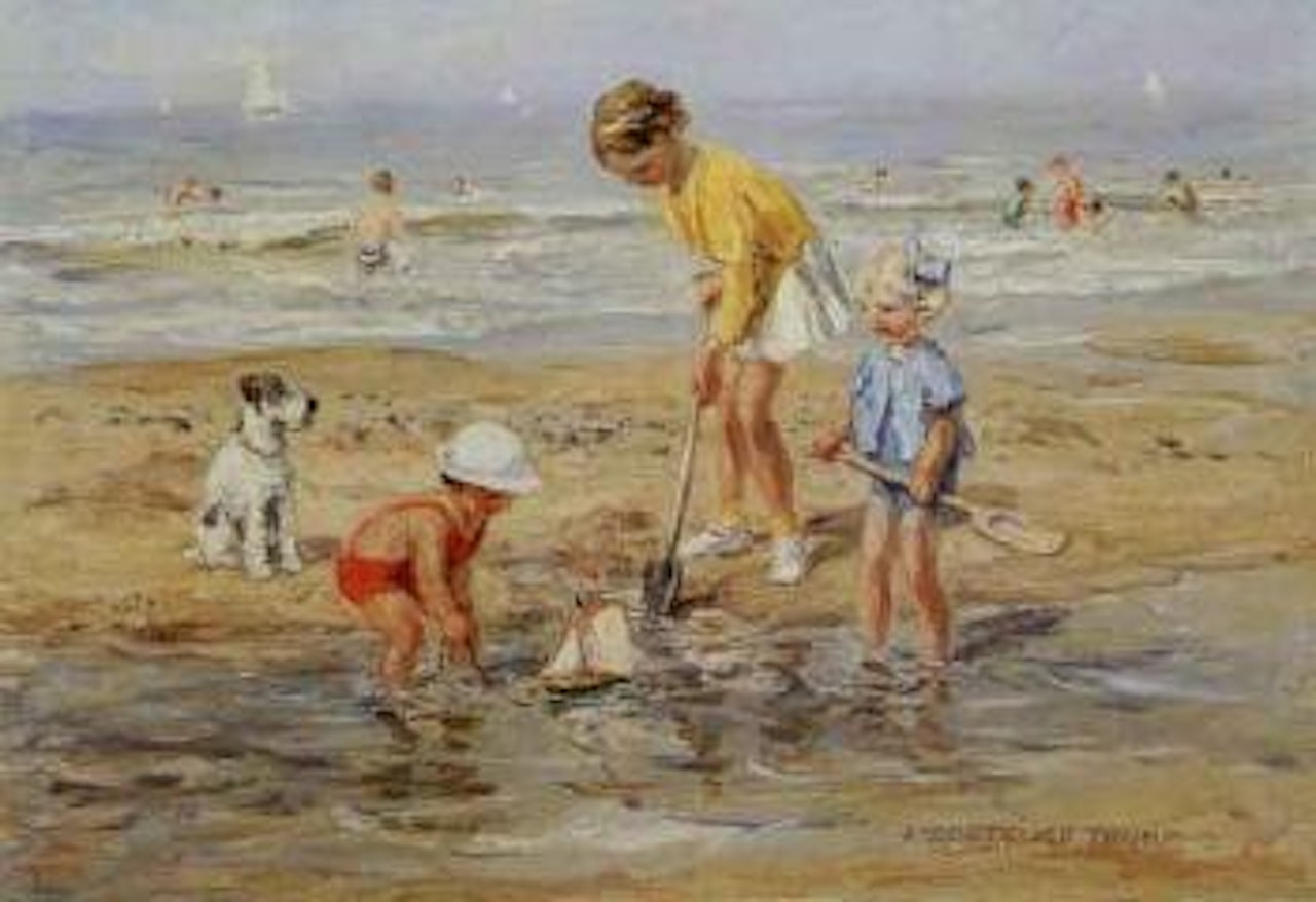 At the seaside by Jan Zoetelief Tromp