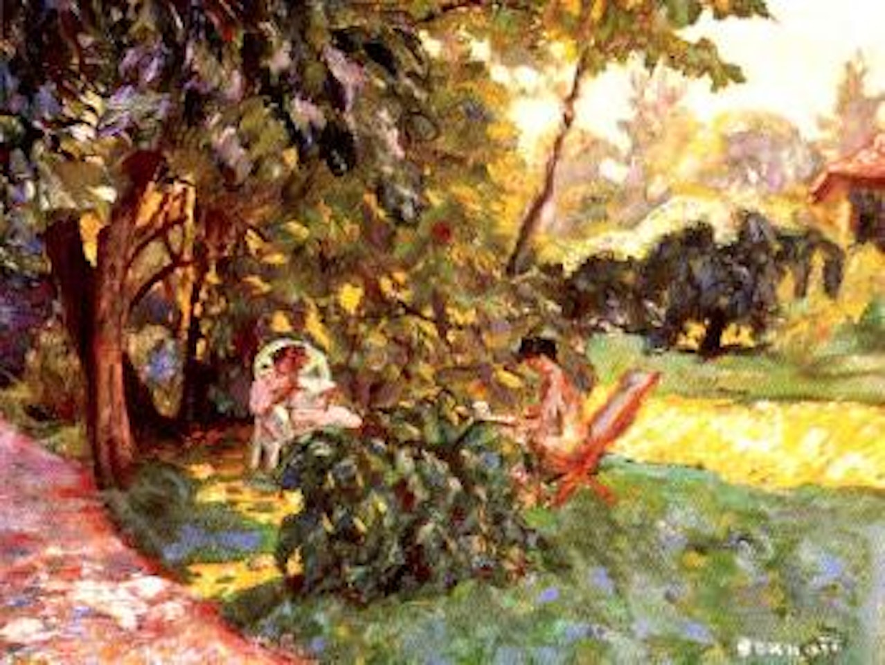 Le petit jardin by Pierre Bonnard