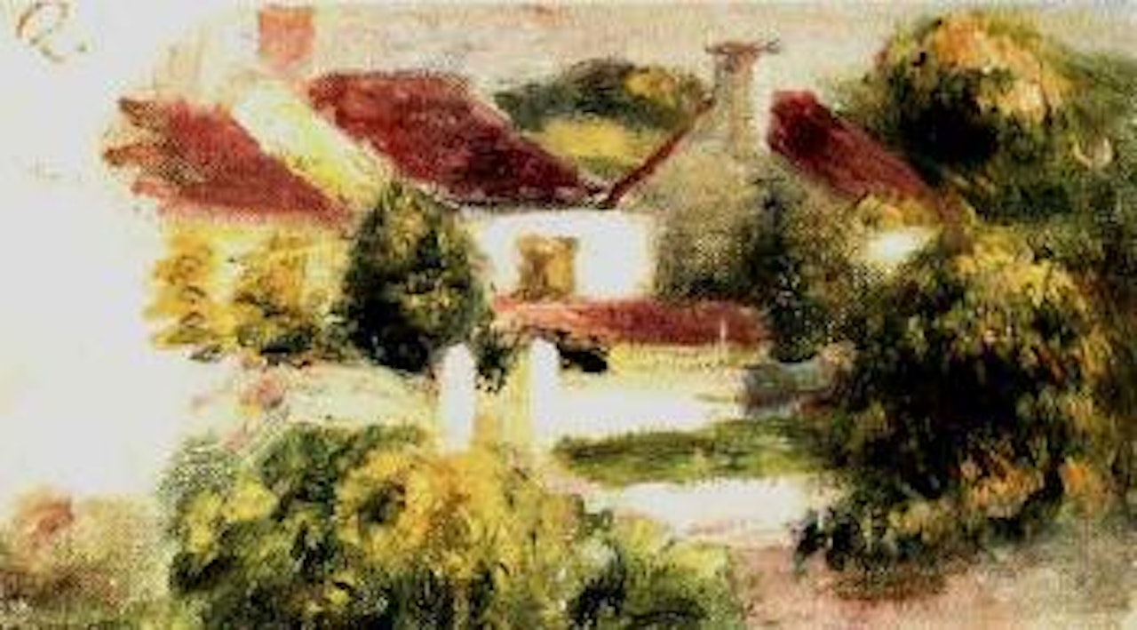 La ferme by Pierre-Auguste Renoir