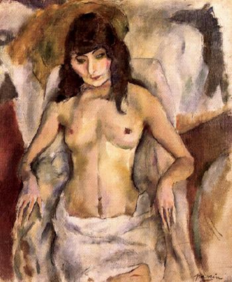 Nu dans un fauteuil by Jules Pascin