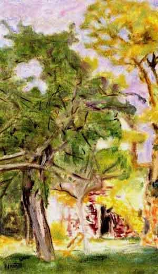 Paysage, entree de jardin by Pierre Bonnard