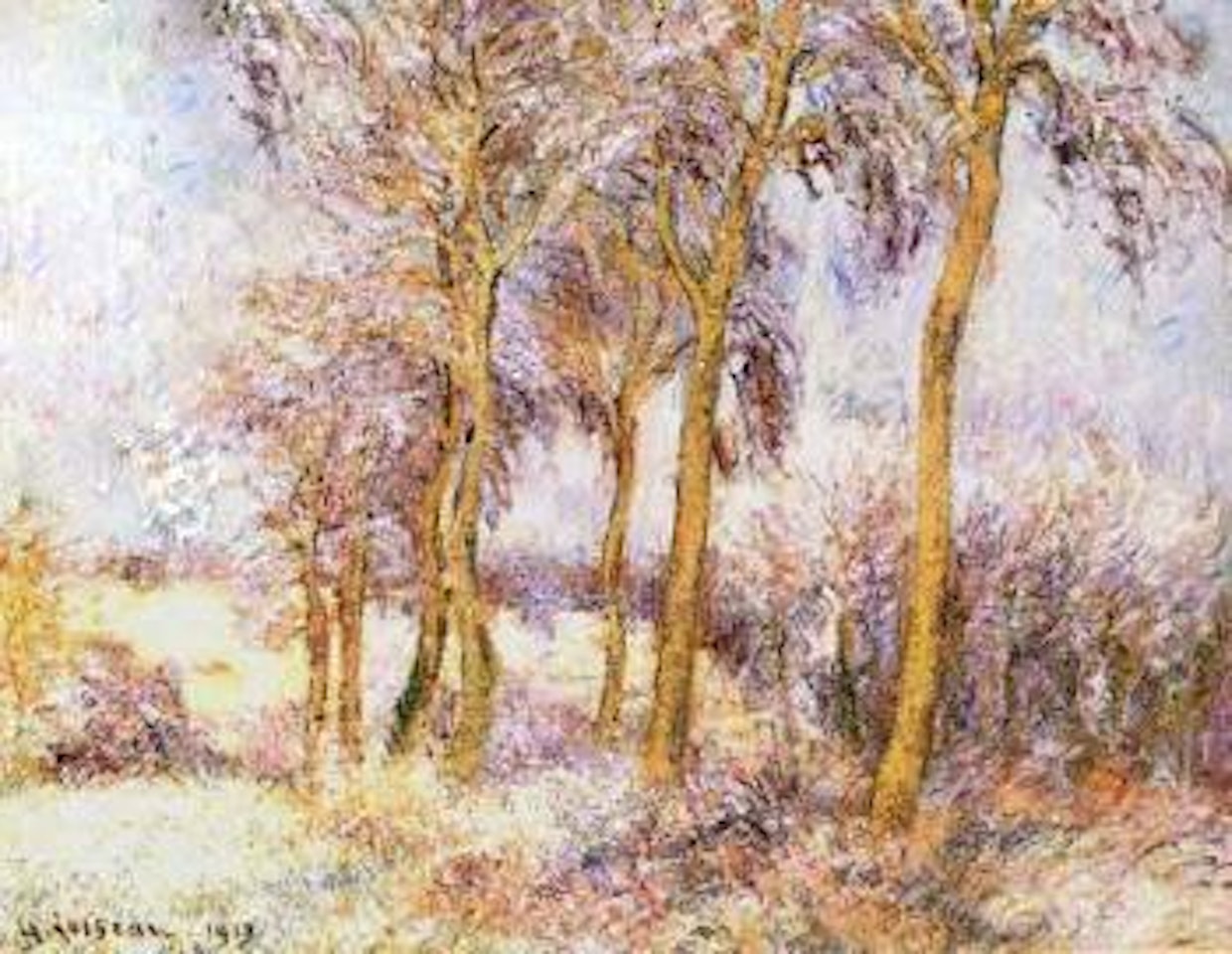 Le givre by Gustave Loiseau