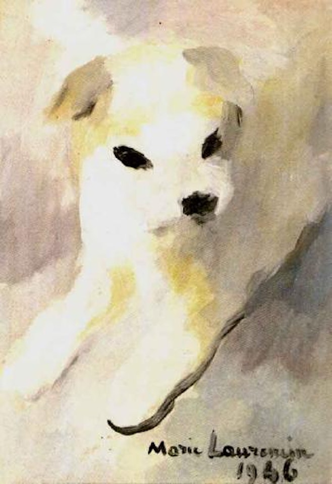 Le chien by Marie Laurencin