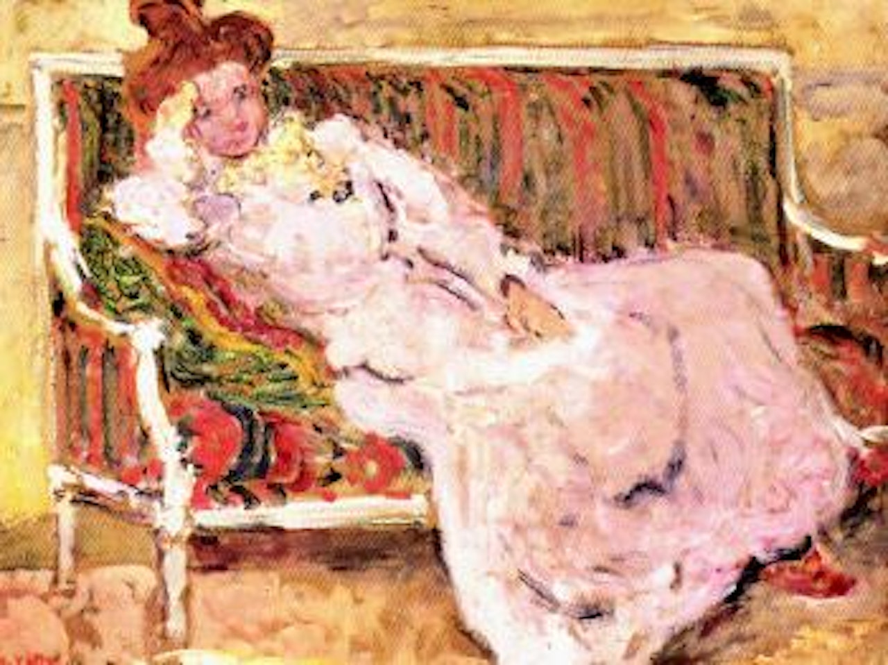 Femme au canape by Louis Valtat