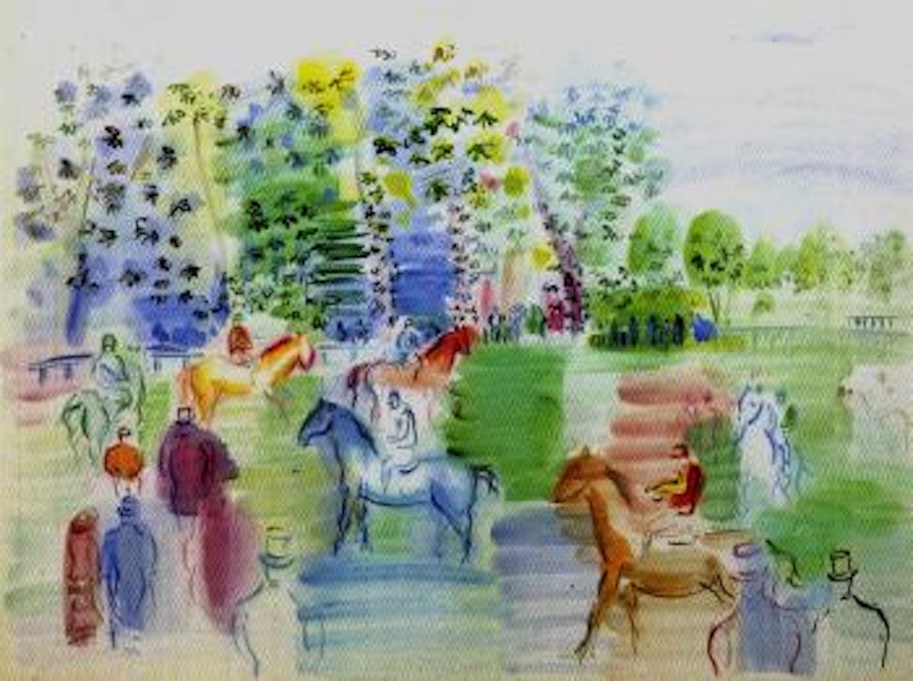 Paddock by Raoul Dufy