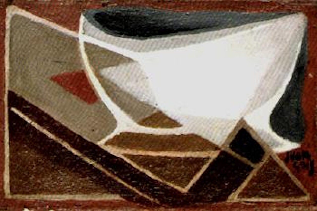 Le bol et pipe by Juan Gris