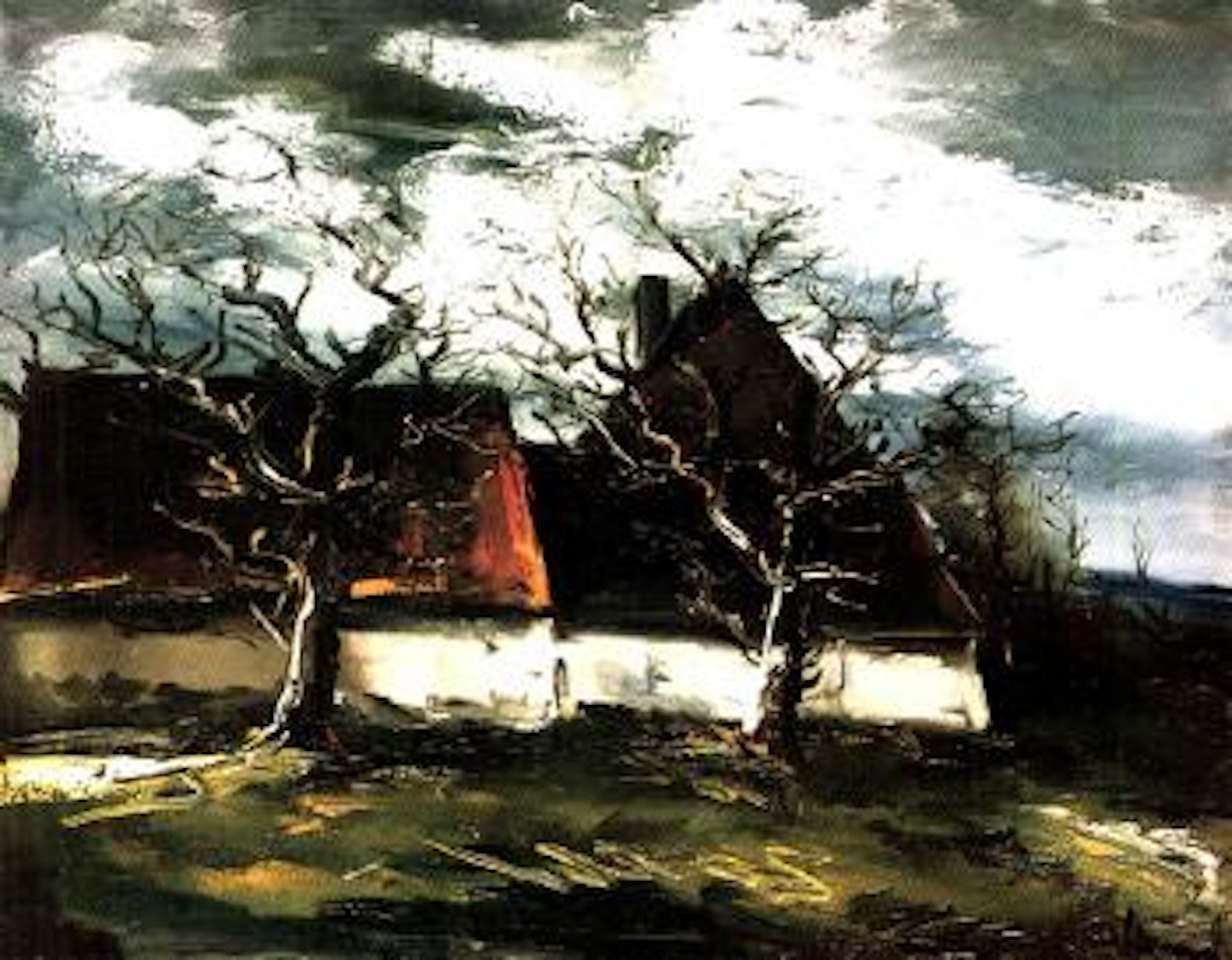 Vue de village by Maurice de Vlaminck