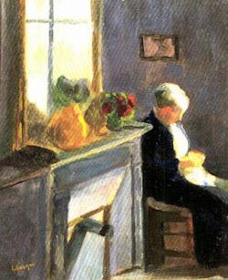 Grand-mere assise by Henri Lebasque