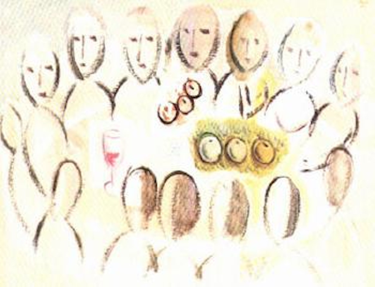 Le repas by Francisco Bores