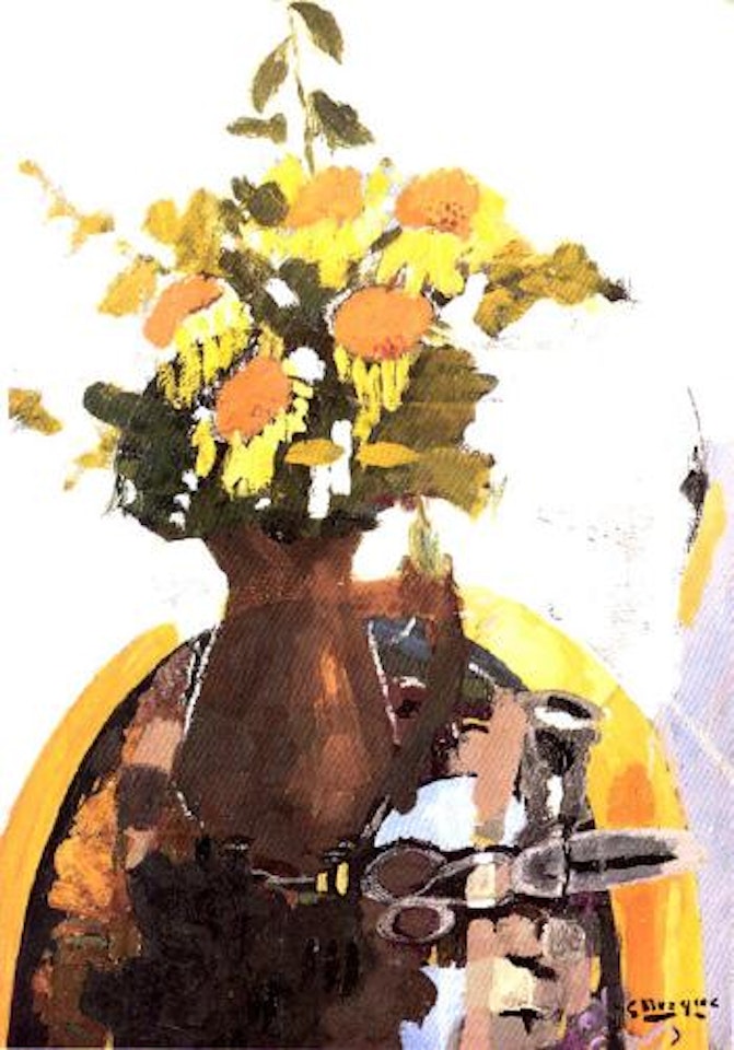 Bouquet aux ciseaux by Georges Braque