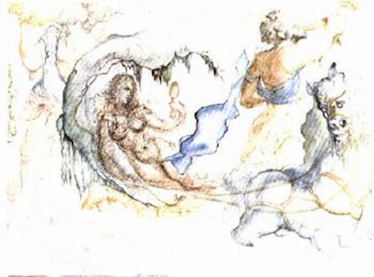 Venus in chariot by Salvador Dali