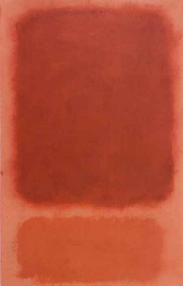 Red on red by Mark Rothko